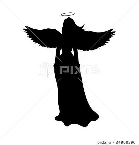 Angel silhouette christmas religious christian Angel silhouette christmas religious christian 34908596