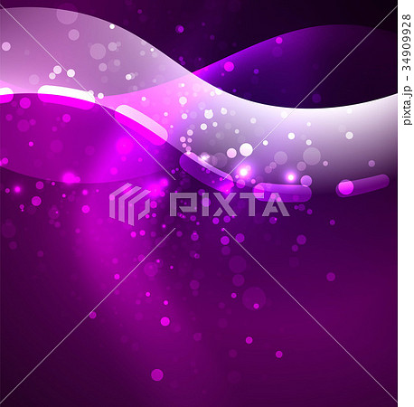 Vector glowing wave, smoke design wavy lines Vector glowing wave, smoke design wavy lines 34909928