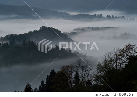 山古志の雲海 34909958