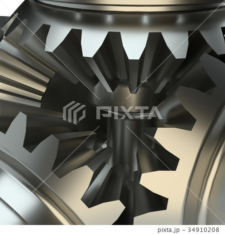 Cog gears mechanism concept. 3d illustration Cog gears mechanism concept. 3d illustration 34910208