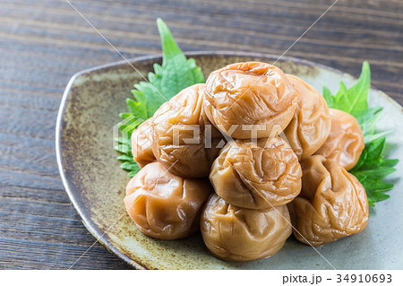 紀州みなべの南高梅　白干し梅干し 34910693