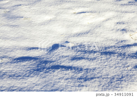 bumps in the snow, winter 34911091