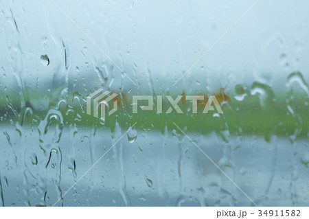 雨の日 雨 雨ふり 34911582