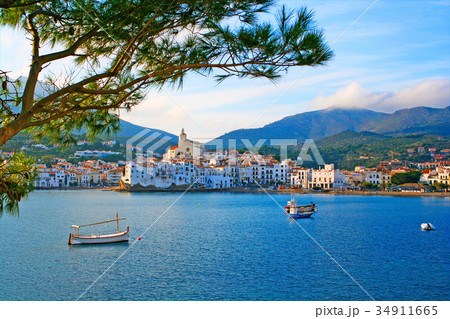 Cadaques, a small town on the Costa Brava, Spain 34911665