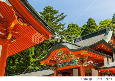 鹿児島 霧島神宮の社殿 鹿児島 霧島神宮の社殿 34911974