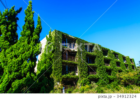 廃高層アパート 池島炭鉱跡 長崎 廃高層アパート 池島炭鉱跡 長崎 34912324