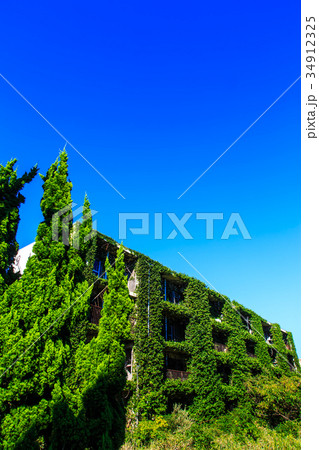 廃高層アパート 池島炭鉱跡 長崎 34912325