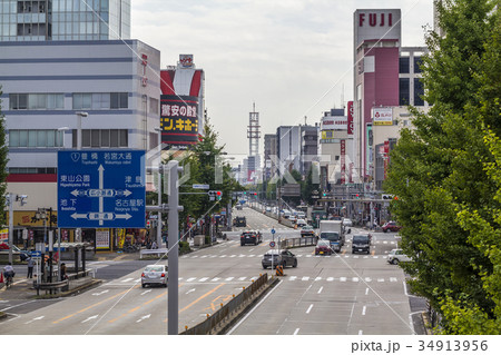 愛知県　名古屋市　今池交差点　環状線 34913956