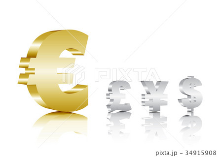 ユーロと他の通貨 FX Euro and other currencies. Foreign Ex 34915908