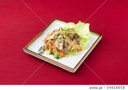 さば缶のキムチ和え さば缶のキムチ和え 34916058