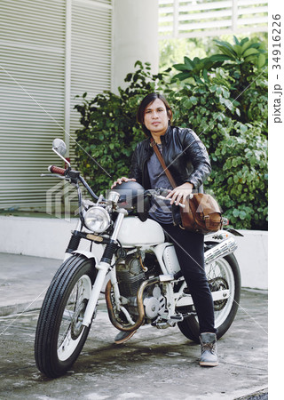 Portrait of Brutal Biker Portrait of Brutal Biker 34916226
