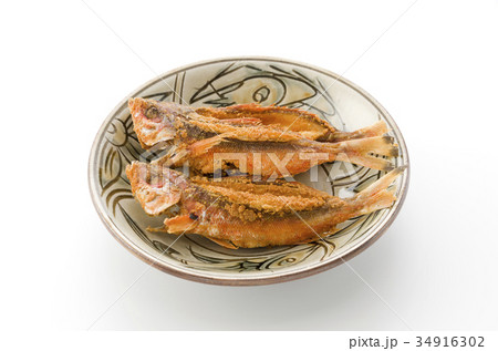 グルクン（タカサゴ）の唐揚げ 34916302