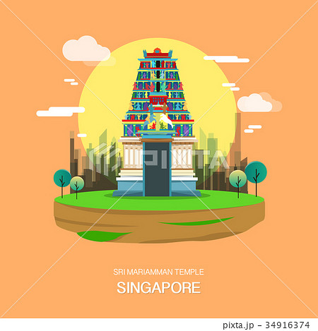 Sri mariamman temple landmark in Singapore 34916374