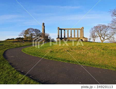 Calton Hill in Edinburgh Calton Hill in Edinburgh 34920113