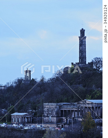 Calton Hill in Edinburgh Calton Hill in Edinburgh 34920124