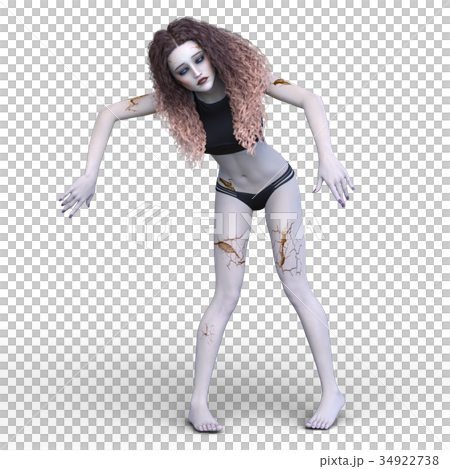 女性ゾンビ 34922738