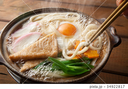 鍋焼きうどん 鍋焼きうどん 34922817