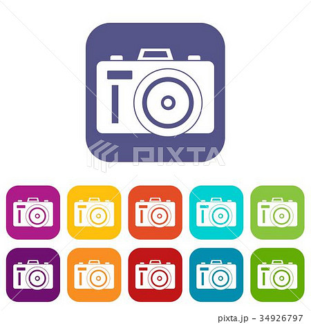 Photocamera icons set 34926797