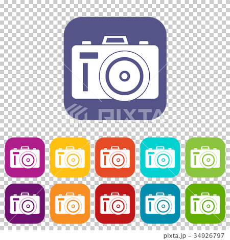 Photocamera icons set 34926797