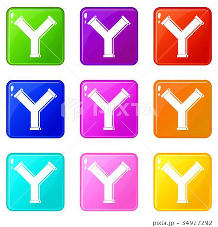 Joint pipe in form Y letter set 9 Joint pipe in form Y letter set 9 34927292