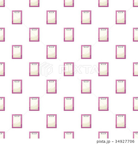 Clipboard with a blank sheet of paper pattern Clipboard with a blank sheet of paper pattern 34927706