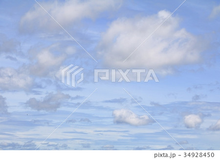 blue sky and cloud beautiful  in nature with space 34928450