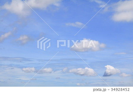 blue sky and cloud beautiful  in nature with space 34928452