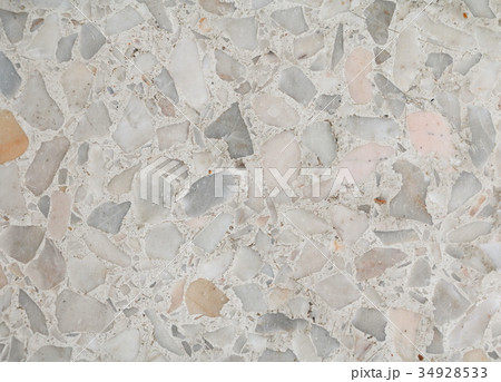 Terrazzo floor, Marble stone texture pattern 34928533
