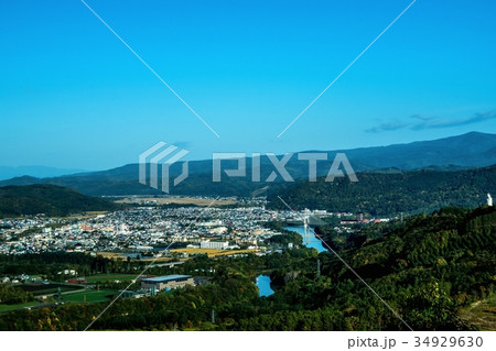上金剛山展望台から芦別の街並み (北海道芦別市) 上金剛山展望台から芦別の街並み (北海道芦別市) 34929630