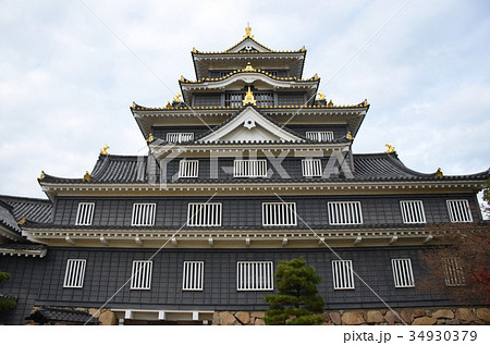 岡山城　復元天守 34930379