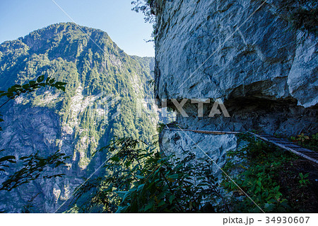 水平歩道 黒部峡谷 水平歩道 黒部峡谷 34930607