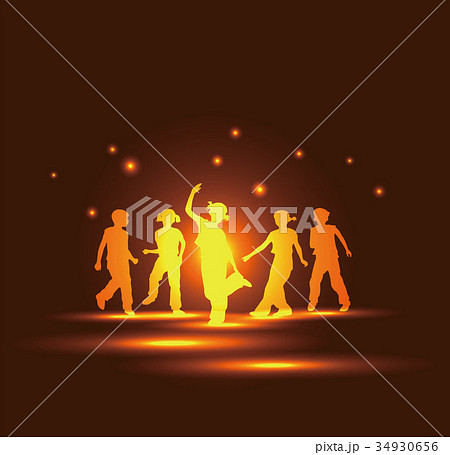 ダンスする子供達 34930656