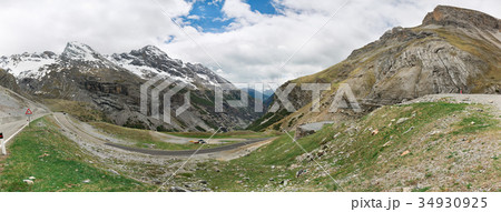 panorama of the Stelvio Pass 34930925