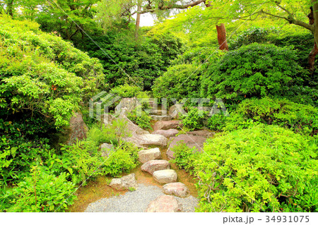 小倉山山麓 大河内山荘庭園 小倉山山麓 大河内山荘庭園 34931075