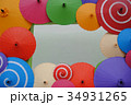 Many colors are umbrella frames. 34931265