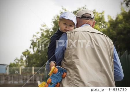 Emotions of the child. The charismatic boy. 34933730