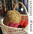 Balls of colors yarn 34934745