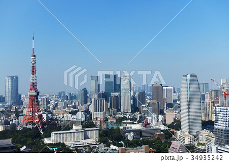 東京都市風景 34935242