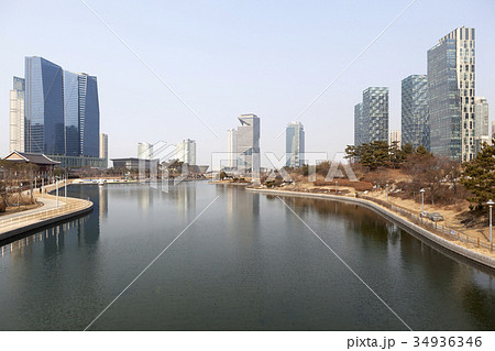 高層ビル 仁川 インチョン 34936346