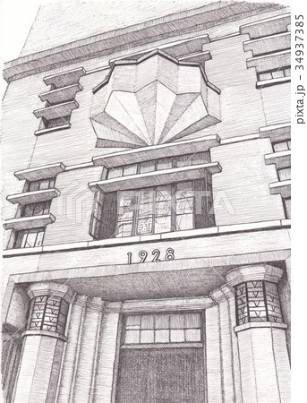 レトロ建物 34937385