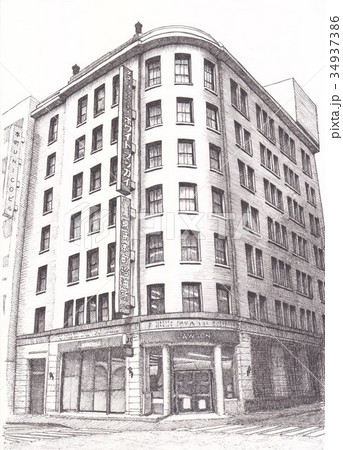 レトロ建物 34937386