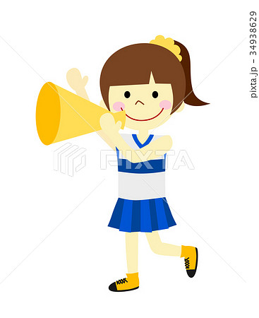 チアリーダー　応援 34938629