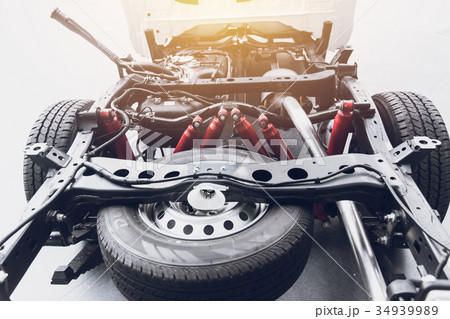 pickup truck underbody vehicle car chassis 34939989