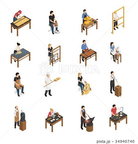 Artisan People Isometric Set 34940740