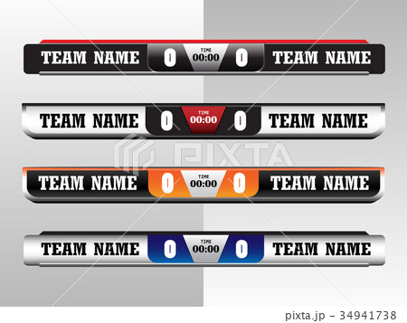 Scoreboard Digital Screeen Graphic Template Scoreboard Digital Screeen Graphic Template 34941738