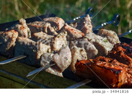 Barbecue grill meat 34941816