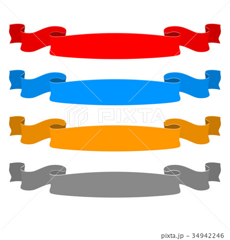 Ribbon banners. Matted title scrolls Ribbon banners. Matted title scrolls 34942246