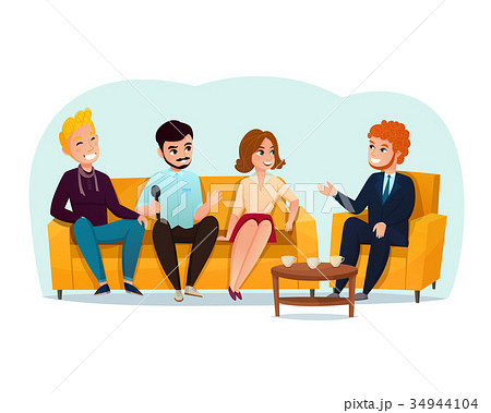 Talk Show Participants Illustration Talk Show Participants Illustration 34944104