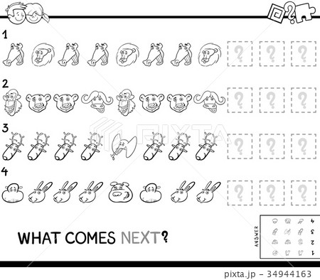 educational pattern coloring book with pets educational pattern coloring book with pets 34944163