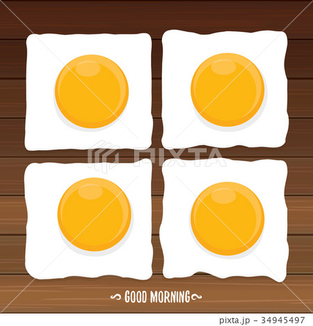 good morning concept. breakfast fried chicken egg good morning concept. breakfast fried chicken egg 34945497